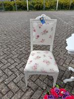 1 x brocante barok stoel opnieuw gestoffeerd, Huis en Inrichting, Stoelen, Ophalen, Zo goed als nieuw, Eén