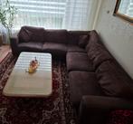 Complete woonkamer set: Banken, tafel, kast en stoelen, 250 tot 300 cm, Gebruikt, Hoekbank, 75 tot 100 cm