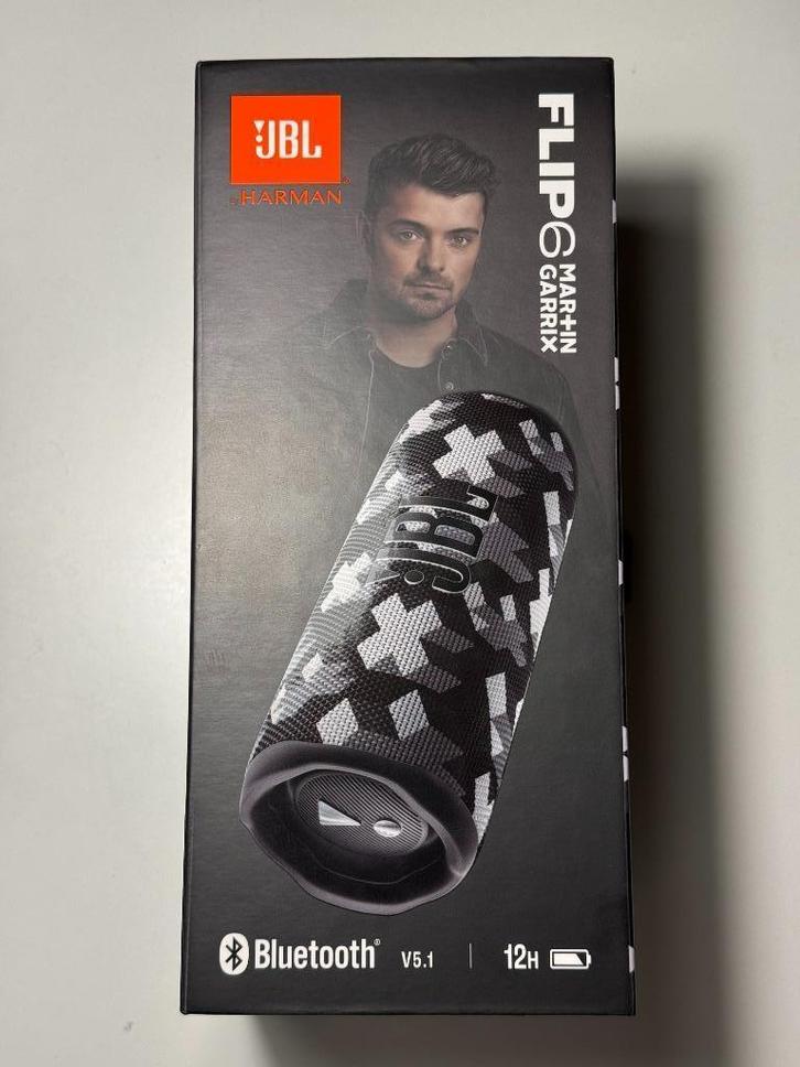 JBL Flip 6 Bluetooth Speaker – Martin Garrix Editie – NIEUW!, Audio, Tv en Foto, Luidsprekers, Nieuw, Overige typen, Minder dan 60 watt