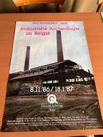 Poster Industriële Archeologie in Belgie- Sint-Pietersabdij, Reclame, Gebruikt, Ophalen of Verzenden, Rechthoekig Staand