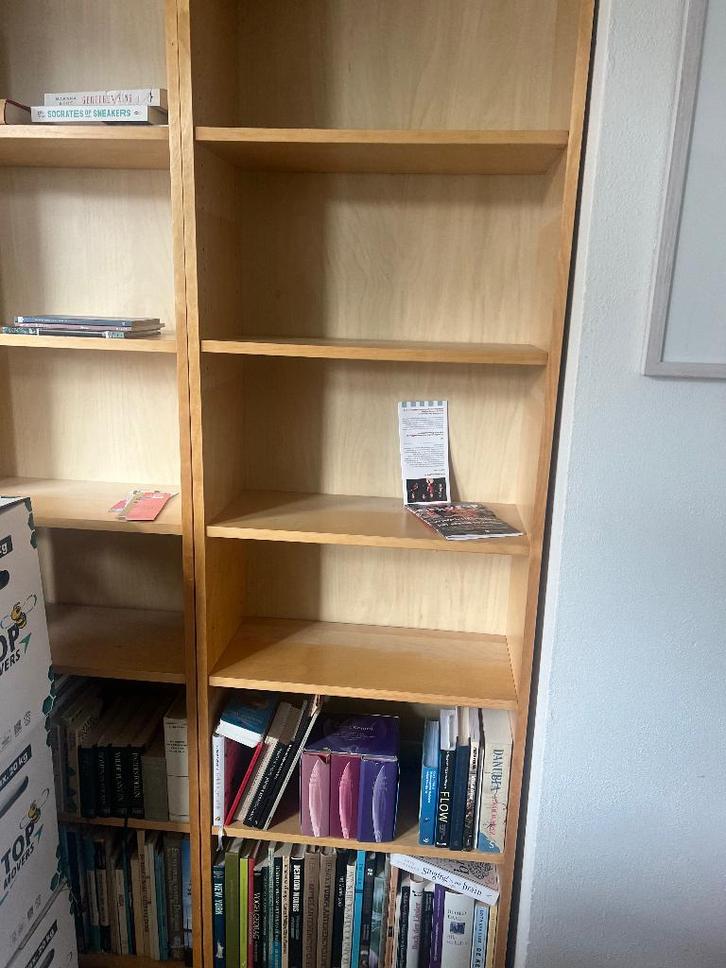 Boekenkast Billy, Huis en Inrichting, Kasten | Boekenkasten, Gebruikt, 50 tot 100 cm, 200 cm of meer, 25 tot 50 cm, Overige houtsoorten