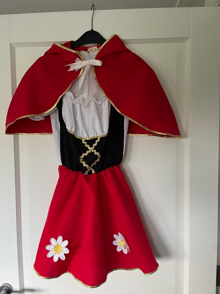Carnaval roodkapje maat 36, Kleding | Dames, Ophalen, Carnaval, Zo goed als nieuw, Kleding