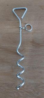 GRATIS - Metalen grondpen voor bv hond of kat, Dieren en Toebehoren, Honden-accessoires, Ophalen, Gebruikt