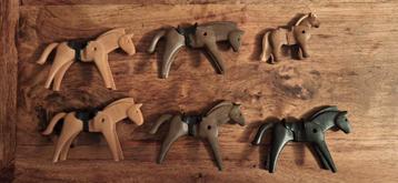 5 playmobil paarden en een pony (1974) beschikbaar voor biedingen