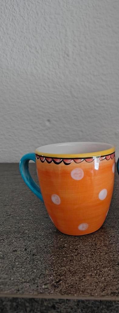 Blond Amsterdam Senseo Mokje 200ML Uni Servies Oranje, Huis en Inrichting, Keuken | Servies, Nieuw, Kop(pen) en/of Schotel(s)