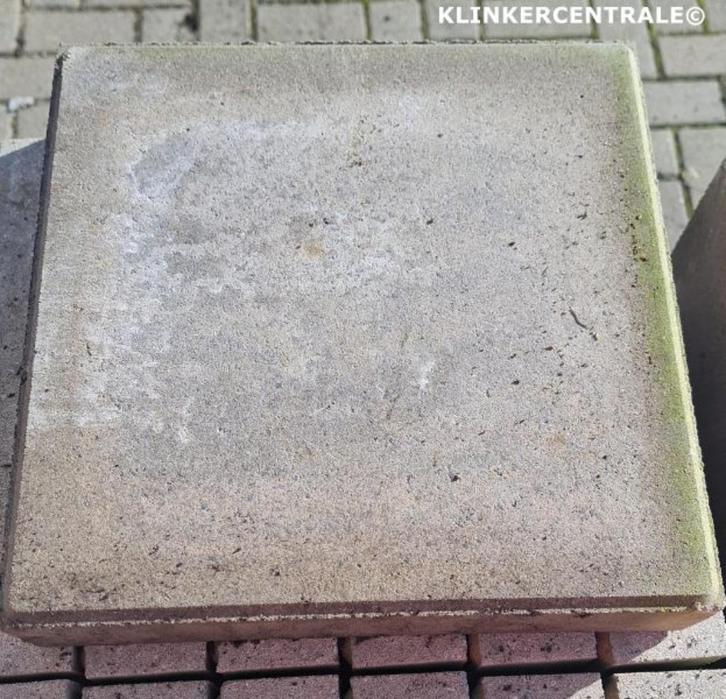 OPRUIMING b-keus restanten Tegel 30x30x6 facet KOMO grijs KO, Tuin en Terras, Tegels en Klinkers, Nieuw, Terrastegels, Beton, 10 m² of meer