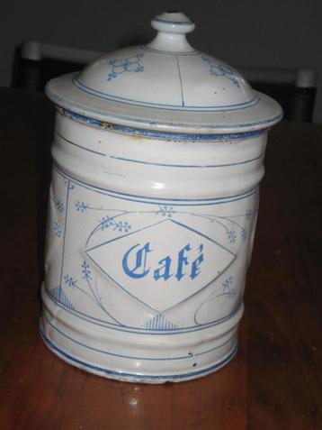 Emaille Koffiepot, Saksisch Emaille beschikbaar voor biedingen