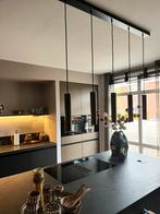 Mooie bronzen koker ( pendule) lamp met 5 kokers, Ophalen of Verzenden, Zo goed als nieuw, Minder dan 50 cm