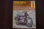 TRIUMPH TRIDENT BSA ROCKET 3 1969 onwards werkplaatsboek, Motoren, Triumph