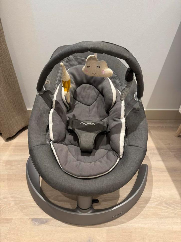 Nuna LEAF grow Wipstoel - Biscotti, Kinderen en Baby's, Wipstoeltjes, Zo goed als nieuw, Wipstoel, Overige merken, Met gordel(s) of riempje(s)