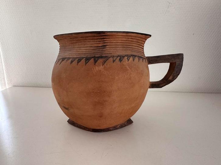 Masai melk kan ca. 1950 Afrikaanse kunst coll. Antropoloog, Antiek en Kunst, Kunst | Niet-Westerse kunst, Ophalen of Verzenden