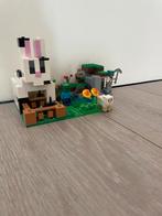 Lego minecraft 21181 het konijnen huis, Ophalen of Verzenden, Zo goed als nieuw