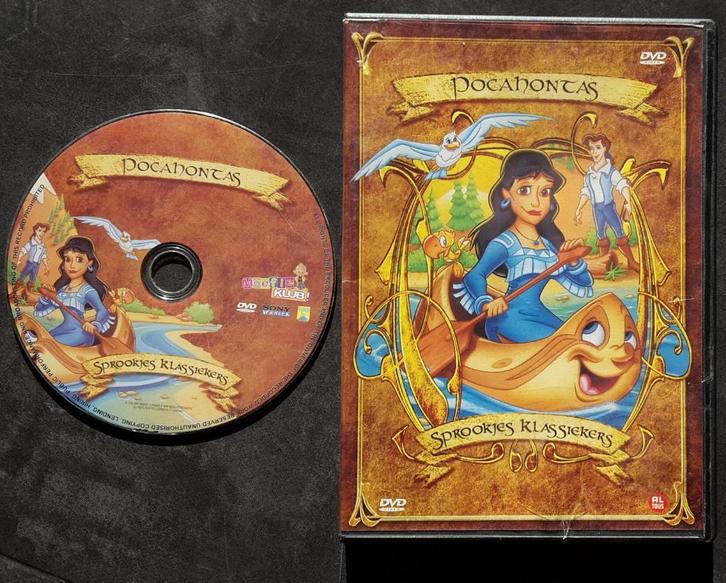 DVD - Pocahontas - Animatie, Cd's en Dvd's, Dvd's | Kinderen en Jeugd, Zo goed als nieuw, Film, Avontuur, Alle leeftijden, Ophalen of Verzenden