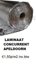Ondervloer Laminaat en Parket Al.folie €1,50m2 Apeldoorn, Nieuw, 75 m² of meer, Laminaat, Bruin