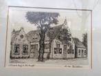 gesigneerde ets van Oisterwijk., Antiek en Kunst, Kunst | Etsen en Gravures, Ophalen of Verzenden