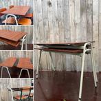 Multifunctionele – stapelbare vintage tafels ( 6 couverts), Kunststof, Gebruikt, Rechthoekig, Ophalen of Verzenden