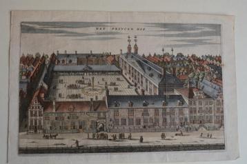 AMSTERDAM PRINSENHOF STADHUIS GRAVURE 1663 O. DAPPER E31 beschikbaar voor biedingen