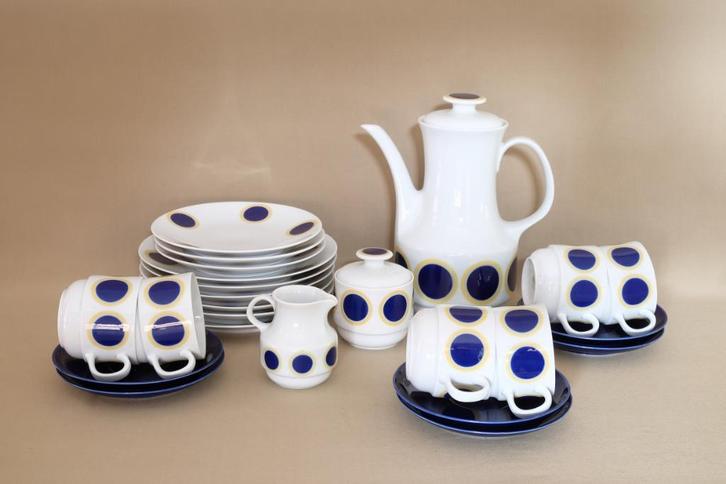 vintage koffie servies Bareuther Bavaria porselein, Antiek en Kunst, Antiek | Servies compleet, Ophalen of Verzenden