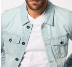 Heren spijkerjas 4XL, Ophalen of Verzenden, Zo goed als nieuw, Overige maten, Blauw