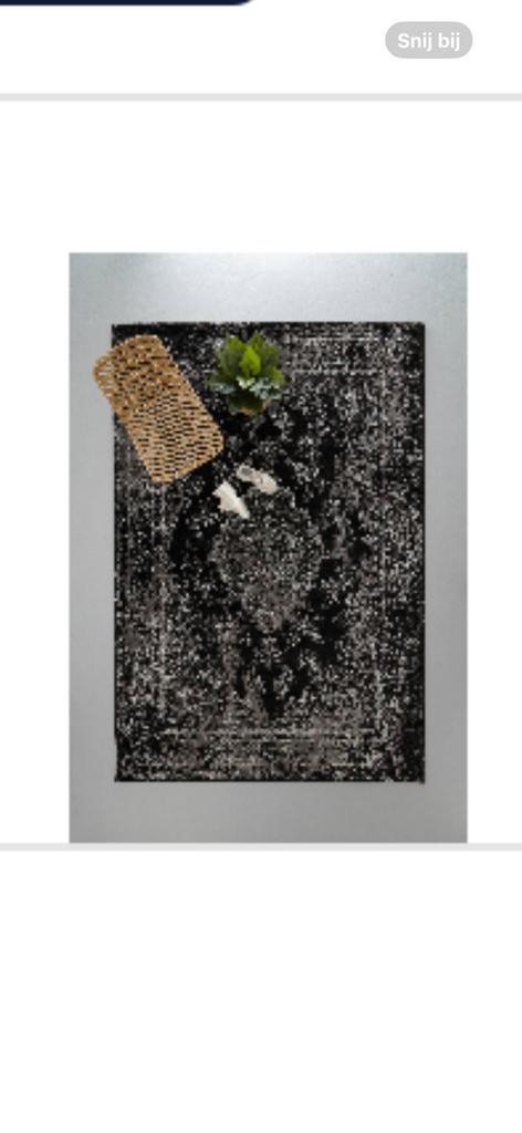 Vloerkleed 290 x 200, Huis en Inrichting, Stoffering | Tapijten en Kleden, Gebruikt, 200 cm of meer, Rechthoekig, Zwart, Ophalen