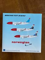 Norwegian air boeing 737-800 max schaal 1/400, Verzamelen, Ophalen of Verzenden, Zo goed als nieuw, Schaalmodel