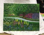 Vintage schilderij bloemenzee, Ophalen