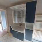 Complete Badkamer Meubelset: Wastafel, Spiegel & Kast, Ophalen, Gebruikt, 100 tot 150 cm, 50 tot 75 cm
