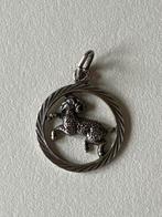 Zilveten sterrenbeeld hanger ram, Ophalen of Verzenden, Zo goed als nieuw, Zilver, Dier