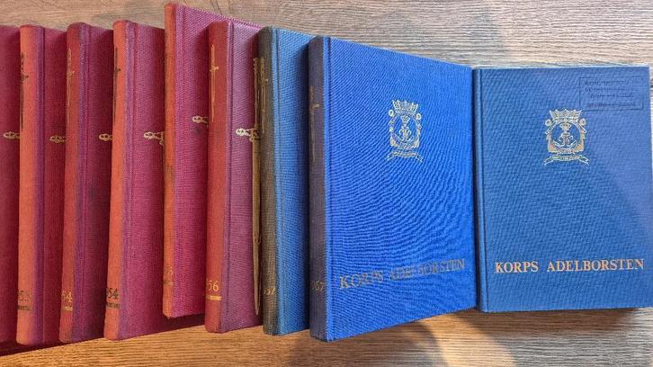 jaarboekjes korps adelborsten marine 1946-1967 €5/stuk, Boeken, Oorlog en Militair, Gelezen, Marine, Tweede Wereldoorlog, Ophalen of Verzenden