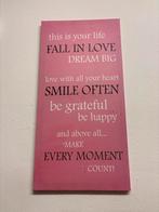 Schilderij met inspirerende tekst, Ophalen, Gebruikt