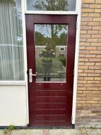 Achterdeur excl. kozijn met HR++ van 830 mm x 2015 mm (8x), Gebruikt, Deurkozijn, 150 tot 225 cm, Inclusief glas