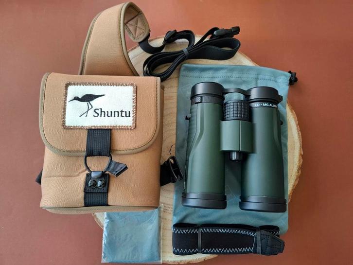Shuntu MG [ED] 10X42 HD/Fogproof/Waterproof/OD Green *NIEUW*, Audio, Tv en Foto, Optische apparatuur | Verrekijkers, Nieuw, Dakkant (recht)