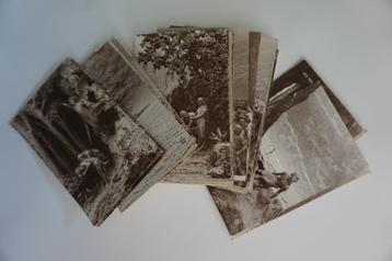 53 Oude sepia ansichtkaarten D. Mastroianna met afbeeldingen beschikbaar voor biedingen