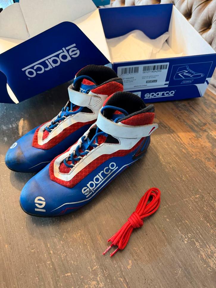 Sparco kart race schoenen - maat 38, Auto diversen, Autosport-onderdelen, Zo goed als nieuw, Ophalen of Verzenden