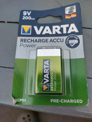 Varta -56722/1 9v batterij oplaadbaar 200mah 9 volt beschikbaar voor biedingen