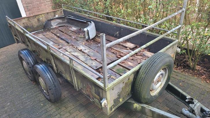 Tandemasser / SARIS F3020 bakmaat 3,00 X 1,25, Auto diversen, Aanhangers en Bagagewagens, Gebruikt, Ophalen