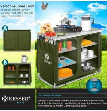 Inklapbare camping keuken! (Nieuw in doos!) beschikbaar voor biedingen