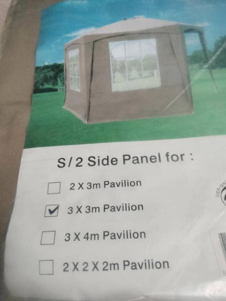 Nieuw Paviljoen tent 3x3, Tuin en Terras, Partytenten, Nieuw, Paviljoen, Minder dan 5 meter, Minder dan 4 meter, Ophalen