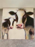 Gesigneerd schilderij Joan Engels, Ophalen of Verzenden, Zo goed als nieuw, Schilderij, 50 tot 75 cm