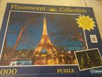 Fluorescent collection eiffeltoren puzzel., Ophalen of Verzenden, Zo goed als nieuw