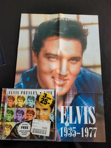 Elvis Presley Live CD + Poster beschikbaar voor biedingen