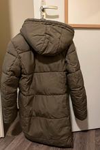 Legerkleur winterjas, puffer,, Ophalen of Verzenden, Gedragen, Maat 34 (XS) of kleiner, Overige kleuren