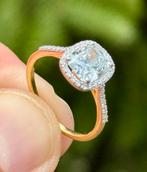 Prachtige gouden ring/ diamanten 1.79ct met HRD certificaat!, Nieuw, Ophalen of Verzenden, 17 tot 18, Met edelsteen