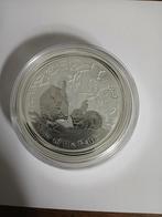 kilo munt konijn lunar 2 zilver 2011, Verzenden, Zilver