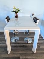 Witte stijlvolle bartafel van Xooon, Huis en Inrichting, Ophalen, Zo goed als nieuw, Rechthoekig, 50 tot 100 cm