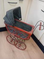 Houten antieke  poppen/kinderwagen, Ophalen of Verzenden