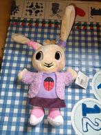 Coco konijn knuffel van Bing 22 cm groot gemeten zonder oren, Ophalen of Verzenden, Zo goed als nieuw, Konijn