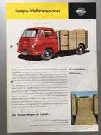 folder tempo veewagen, Verzenden, Gelezen, Overige merken