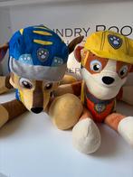 Paw Patrol Knuffels - Chase en Rubble, Ophalen of Verzenden, Zo goed als nieuw, Hond