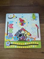 Houten bord met tijden, maanden etc Woezel en Pip, Ophalen, Zo goed als nieuw